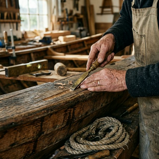 Craftsman working smoothly