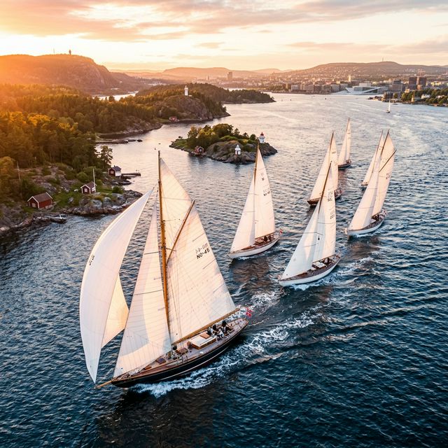 Sailing Yachts in Oslofjord